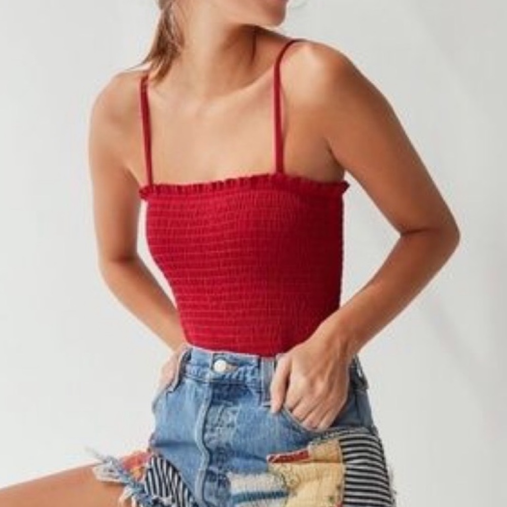 Out From Under Smocked Bodysuit